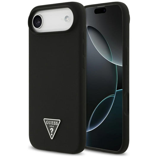 Custodia MagSafe per Apple iPhone 17 Air, Guess, Logo Triangolo, Nera