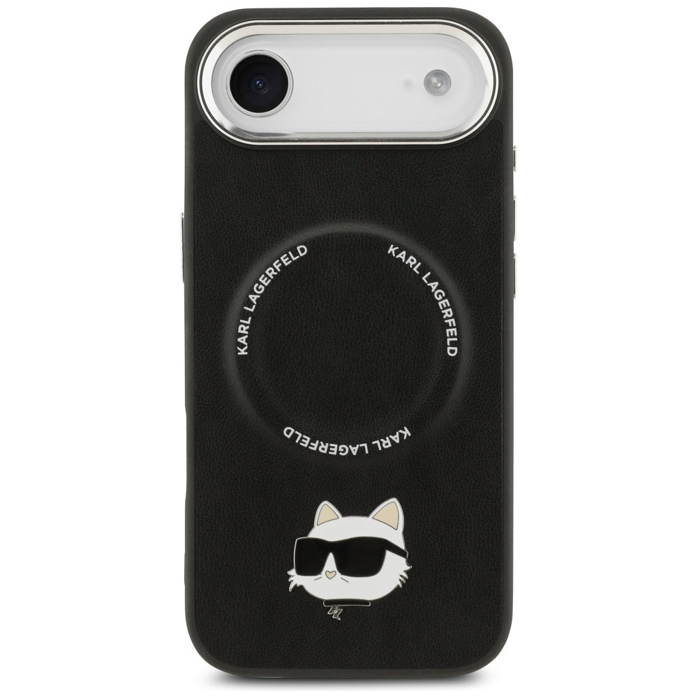 Custodia MagSafe per Apple iPhone 17 Air, Karl Lagerfeld, Choupette Pin, Nera