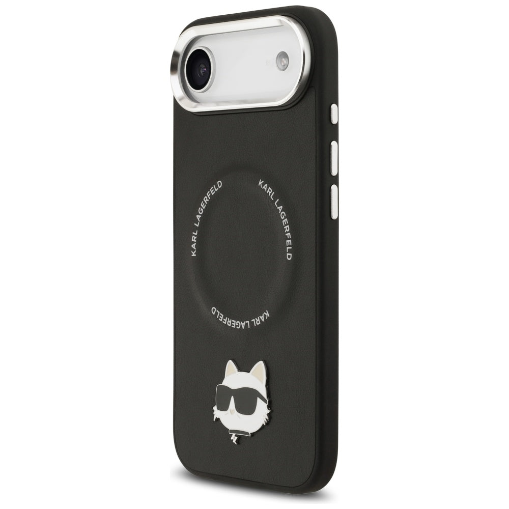 Custodia MagSafe per Apple iPhone 17 Air, Karl Lagerfeld, Choupette Pin, Nera
