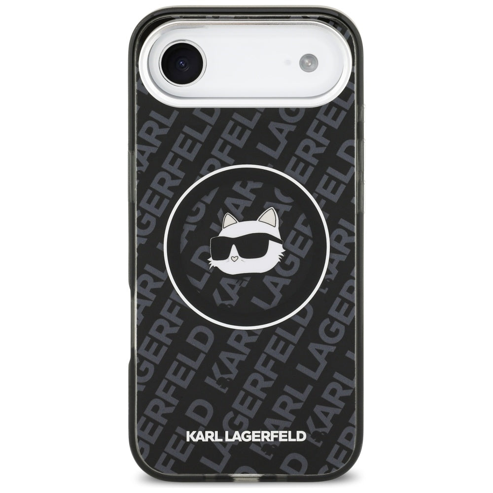 Custodia MagSafe per Apple iPhone 17 Air, Karl Lagerfeld, IML Choupette's Head, Nera