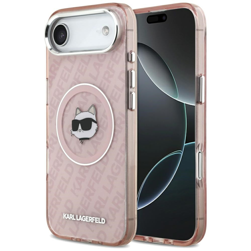 Custodia MagSafe per Apple iPhone 17 Air, Karl Lagerfeld, IML Choupette's Head, Rosa