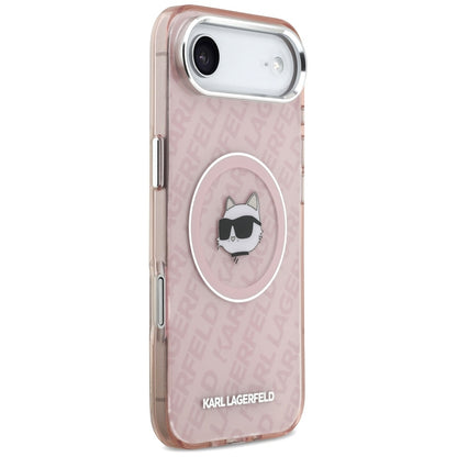 Custodia MagSafe per Apple iPhone 17 Air, Karl Lagerfeld, IML Choupette's Head, Rosa