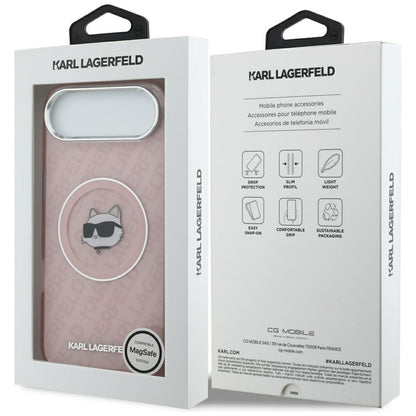 Custodia MagSafe per Apple iPhone 17 Air, Karl Lagerfeld, IML Choupette's Head, Rosa