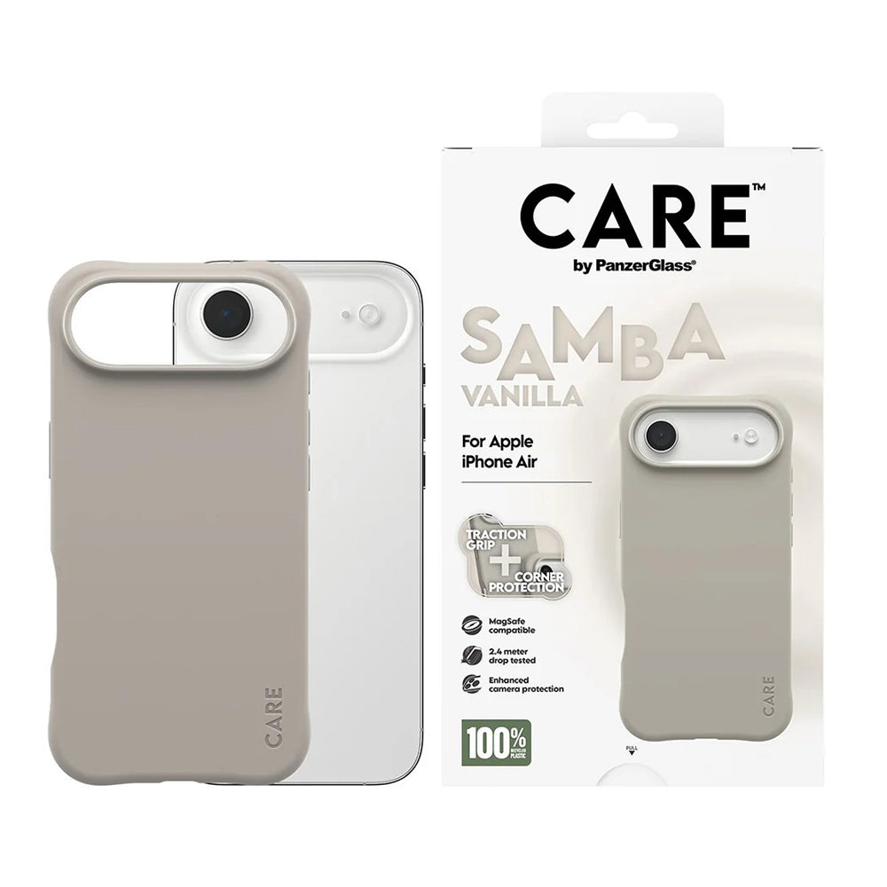 MagSafe Case for Apple iPhone 17 Air, PanzerGlass, Fashionable Care, Beige