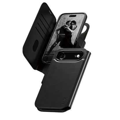 Custodia MagSafe per Apple iPhone 17 Air, PanzerGlass, Care Feature Tango Two-in-One, Nera