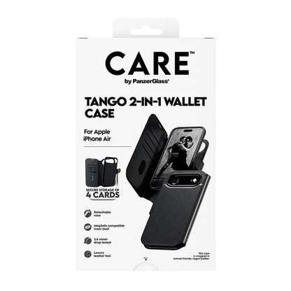 Custodia MagSafe per Apple iPhone 17 Air, PanzerGlass, Care Feature Tango Two-in-One, Nera
