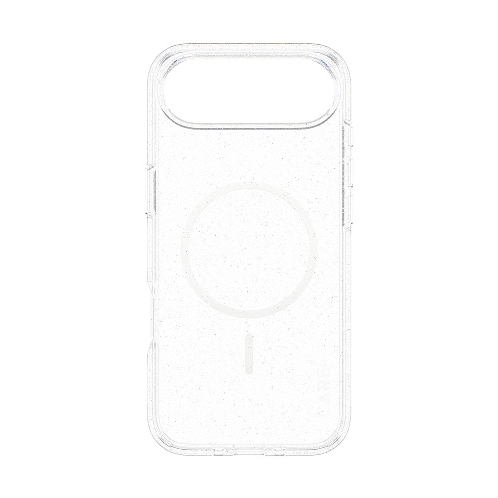 Custodia MagSafe per Apple iPhone 17 Air, PanzerGlass, Care Urban Explorer Star Lit, Trasparente Bianca
