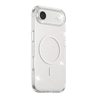 Custodia MagSafe per Apple iPhone 17 Air, PanzerGlass, Care Urban Explorer Star Lit, Trasparente Bianca