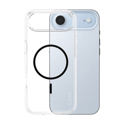Custodia MagSafe per Apple iPhone 17 Air, PanzerGlass, Care Urban Explorer, Trasparente Nera