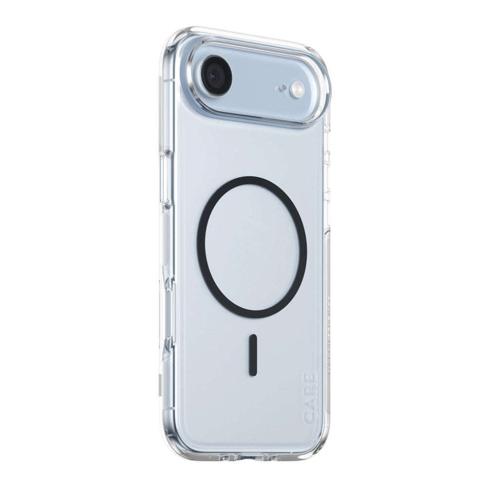 Custodia MagSafe per Apple iPhone 17 Air, PanzerGlass, Care Urban Explorer, Trasparente Nera
