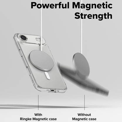 Custodia MagSafe per Apple iPhone 17 Air, Ringke, Fusion, Trasparente Opaca