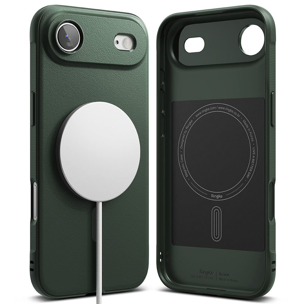Custodia MagSafe per Apple iPhone 17 Air, Ringke, Onyx, Verde Scuro