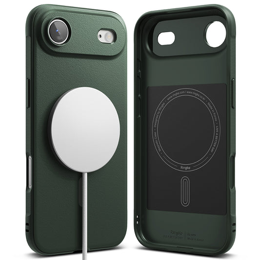 Custodia MagSafe per Apple iPhone 17 Air, Ringke, Onyx, Verde Scuro