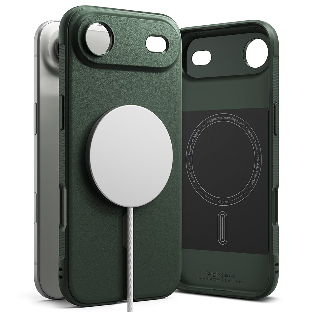 Custodia MagSafe per Apple iPhone 17 Air, Ringke, Onyx, Verde Scuro