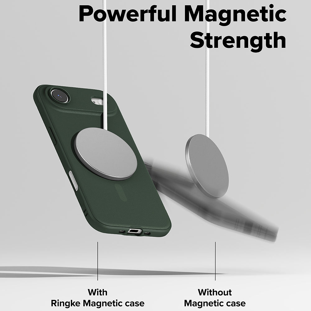 Custodia MagSafe per Apple iPhone 17 Air, Ringke, Onyx, Verde Scuro