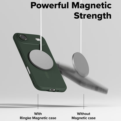Custodia MagSafe per Apple iPhone 17 Air, Ringke, Onyx, Verde Scuro