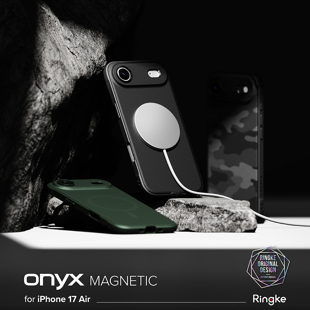 Custodia MagSafe per Apple iPhone 17 Air, Ringke, Onyx, Verde Scuro