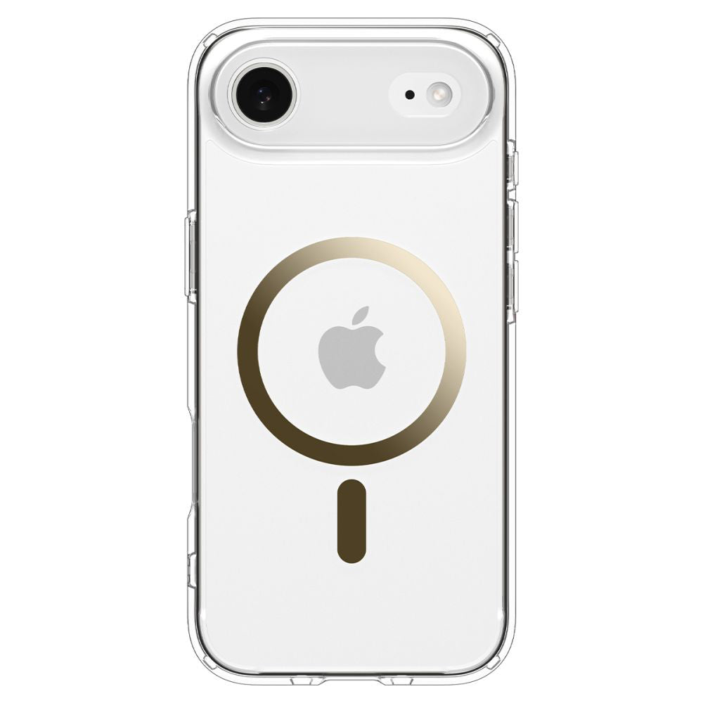 Custodia MagSafe per Apple iPhone 17 Air, Spigen, Ultra Hybrid, Oro Trasparente