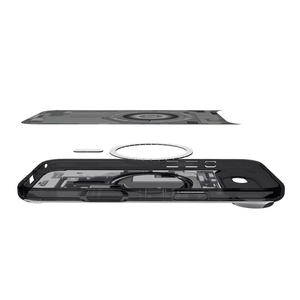 Custodia MagSafe per Apple iPhone 17 Air, Spigen, Ultra Hybrid Zero One, Nera