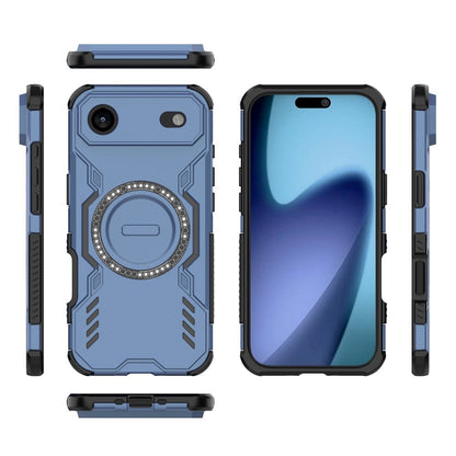 Custodia MagSafe per Apple iPhone 17 Air, Techsuit, ArmorMag, Blu