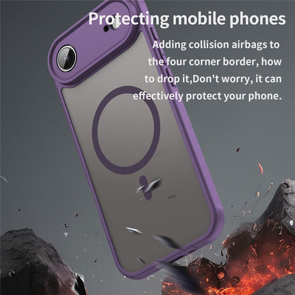 Custodia MagSafe per Apple iPhone 17 Air, Techsuit, HaloFrost II, Viola