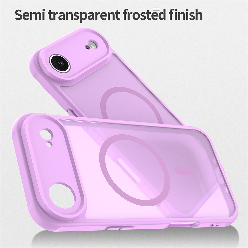 Custodia MagSafe per Apple iPhone 17 Air, Techsuit, HaloFrost II, Rosa