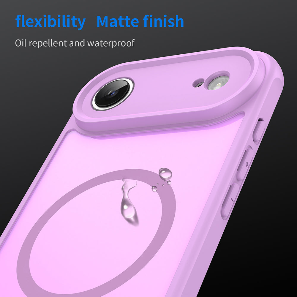 Custodia MagSafe per Apple iPhone 17 Air, Techsuit, HaloFrost II, Rosa