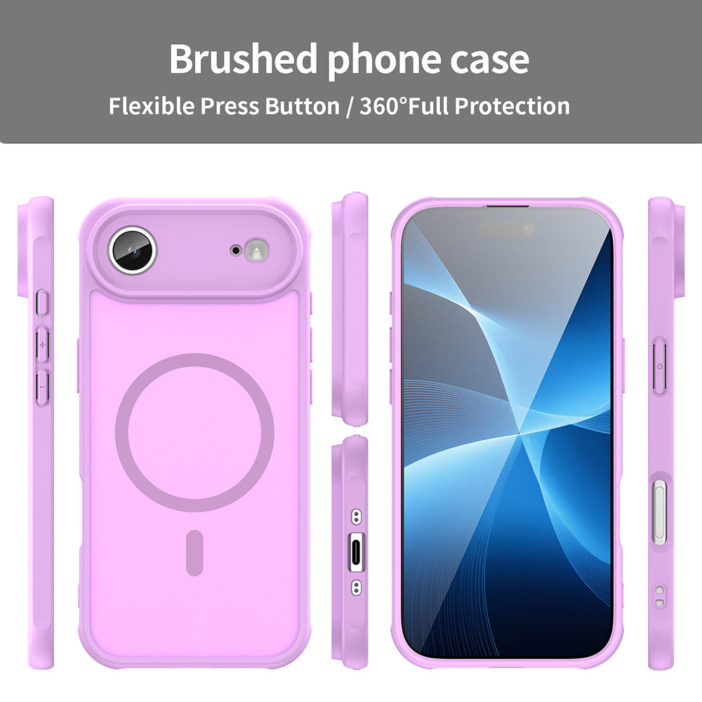 Custodia MagSafe per Apple iPhone 17 Air, Techsuit, HaloFrost II, Rosa
