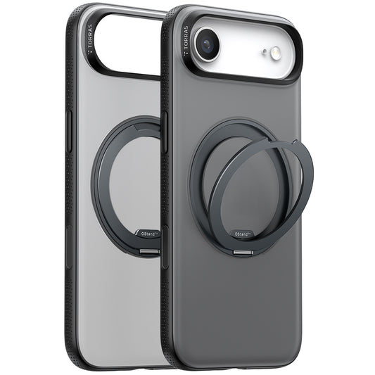 Custodia MagSafe per Apple iPhone 17 Air, Torras, Ostand R Fitness, Nera