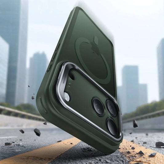 Custodia MagSafe per Apple iPhone 17, ESR, Classic Hybrid Kickstand, Verde Satinato