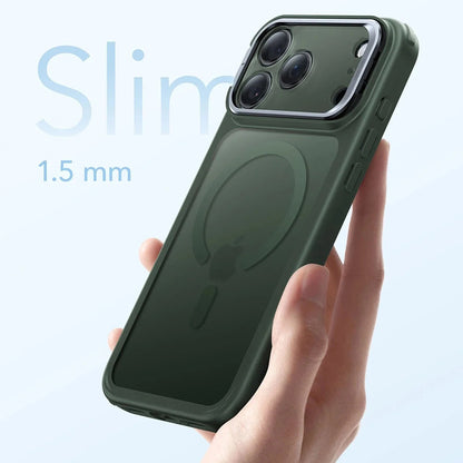 Custodia MagSafe per Apple iPhone 17, ESR, Classic Hybrid Kickstand, Verde Satinato