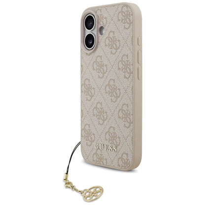 Custodia MagSafe per Apple iPhone 17, Guess, 4G Charm Cradle, Rosa