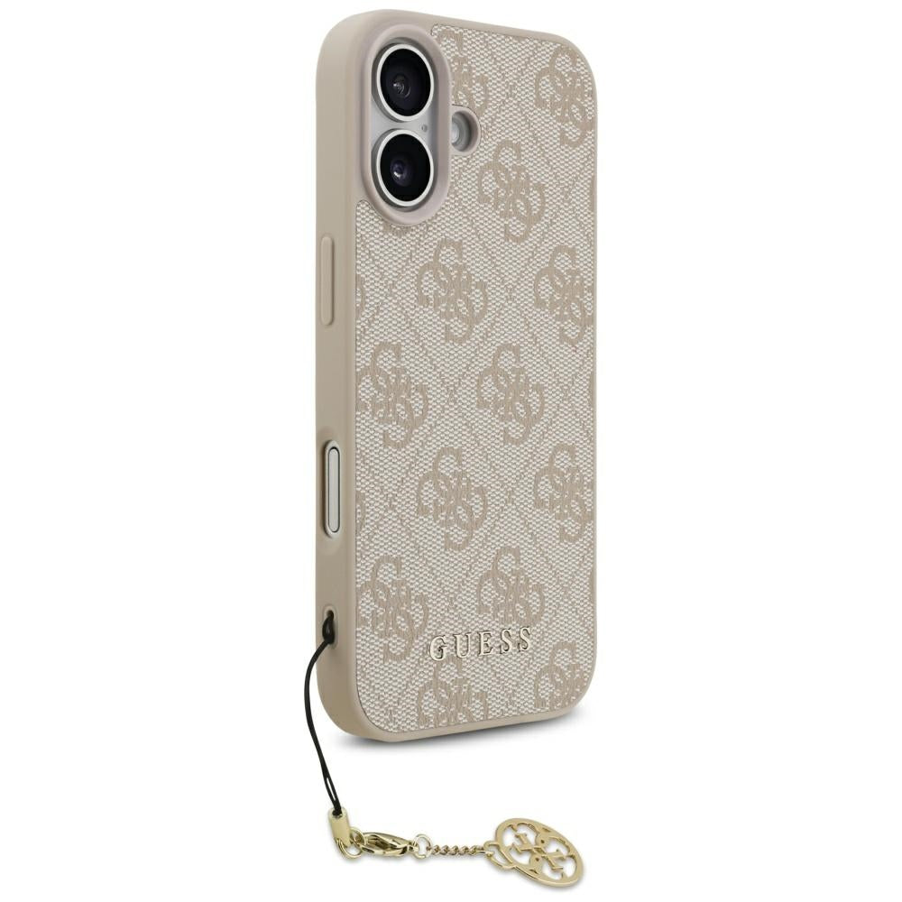 Custodia MagSafe per Apple iPhone 17, Guess, 4G Charm Cradle, Rosa