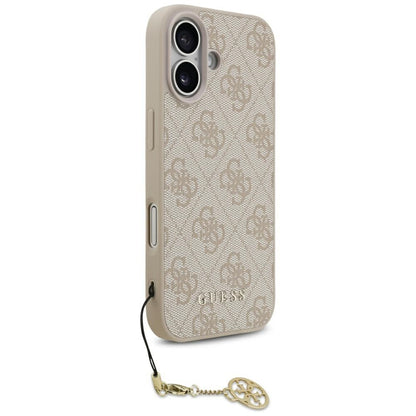 Custodia MagSafe per Apple iPhone 17, Guess, 4G Charm Cradle, Rosa