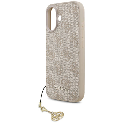 Custodia MagSafe per Apple iPhone 17, Guess, 4G Charm Cradle, Rosa