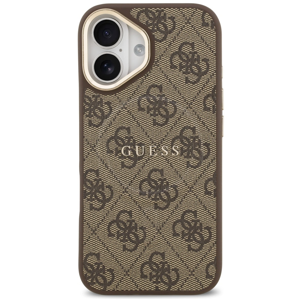 Custodia MagSafe per Apple iPhone 17, Guess, 4G Classic, Marrone