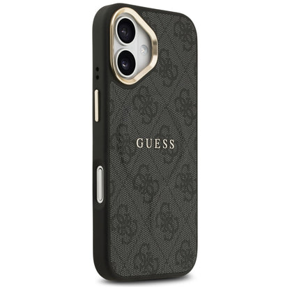 MagSafe Case for Apple iPhone 17, Guess, 4G Classic, Black