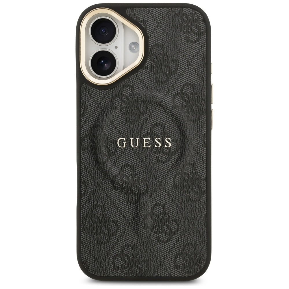 MagSafe Case for Apple iPhone 17, Guess, 4G Classic, Black
