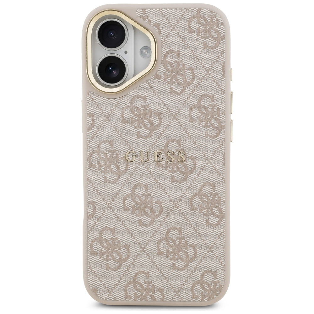 Custodia MagSafe per Apple iPhone 17, Guess, 4G Classic, Rosa