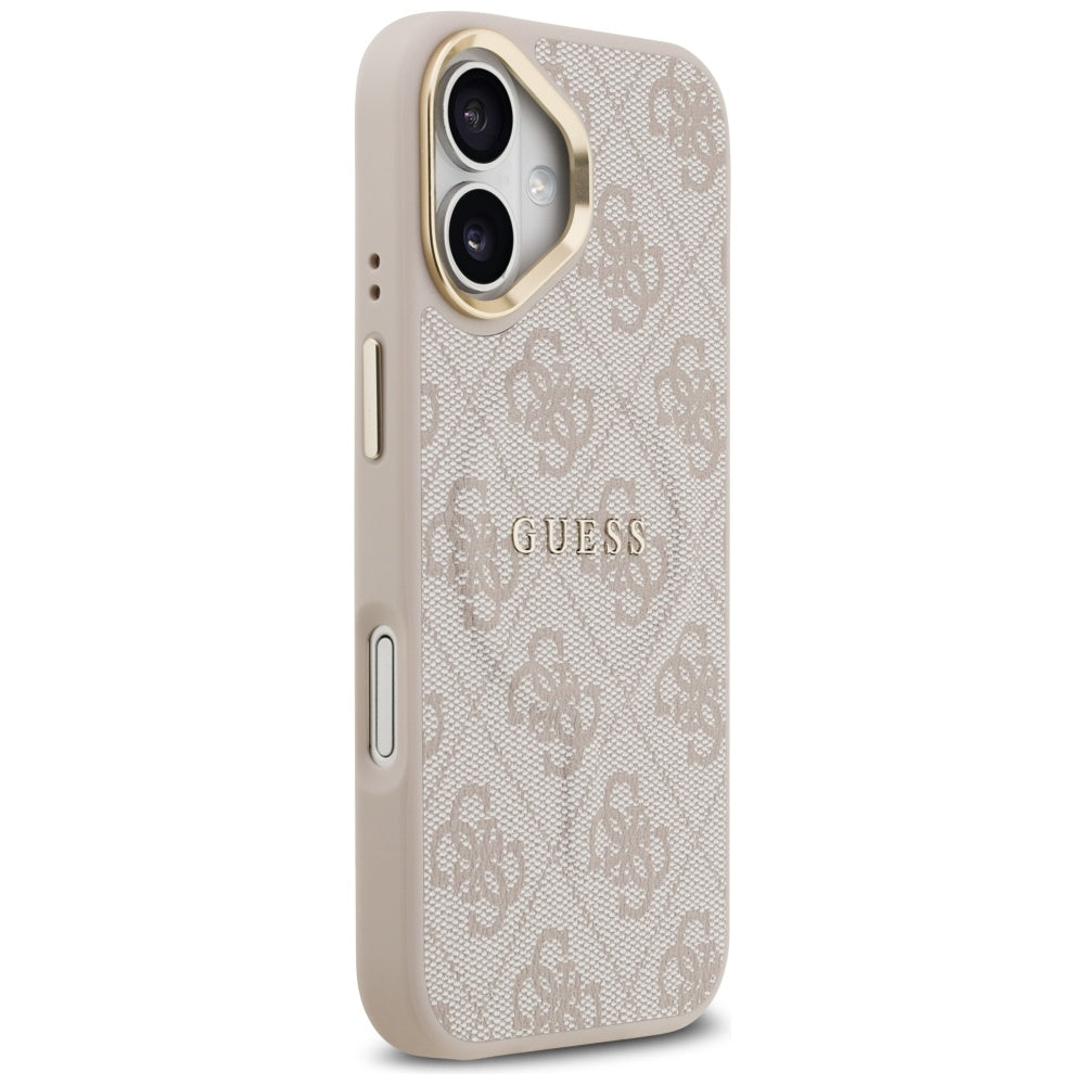 Custodia MagSafe per Apple iPhone 17, Guess, 4G Classic, Rosa