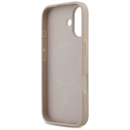 Custodia MagSafe per Apple iPhone 17, Guess, 4G Printed Stripes, Rosa