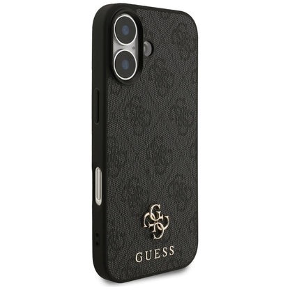 Custodia MagSafe per Apple iPhone 17, Guess, 4G Small and Classic Logo, Nera