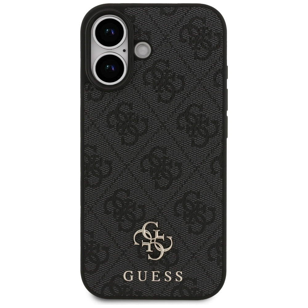 Custodia MagSafe per Apple iPhone 17, Guess, 4G Small and Classic Logo, Nera