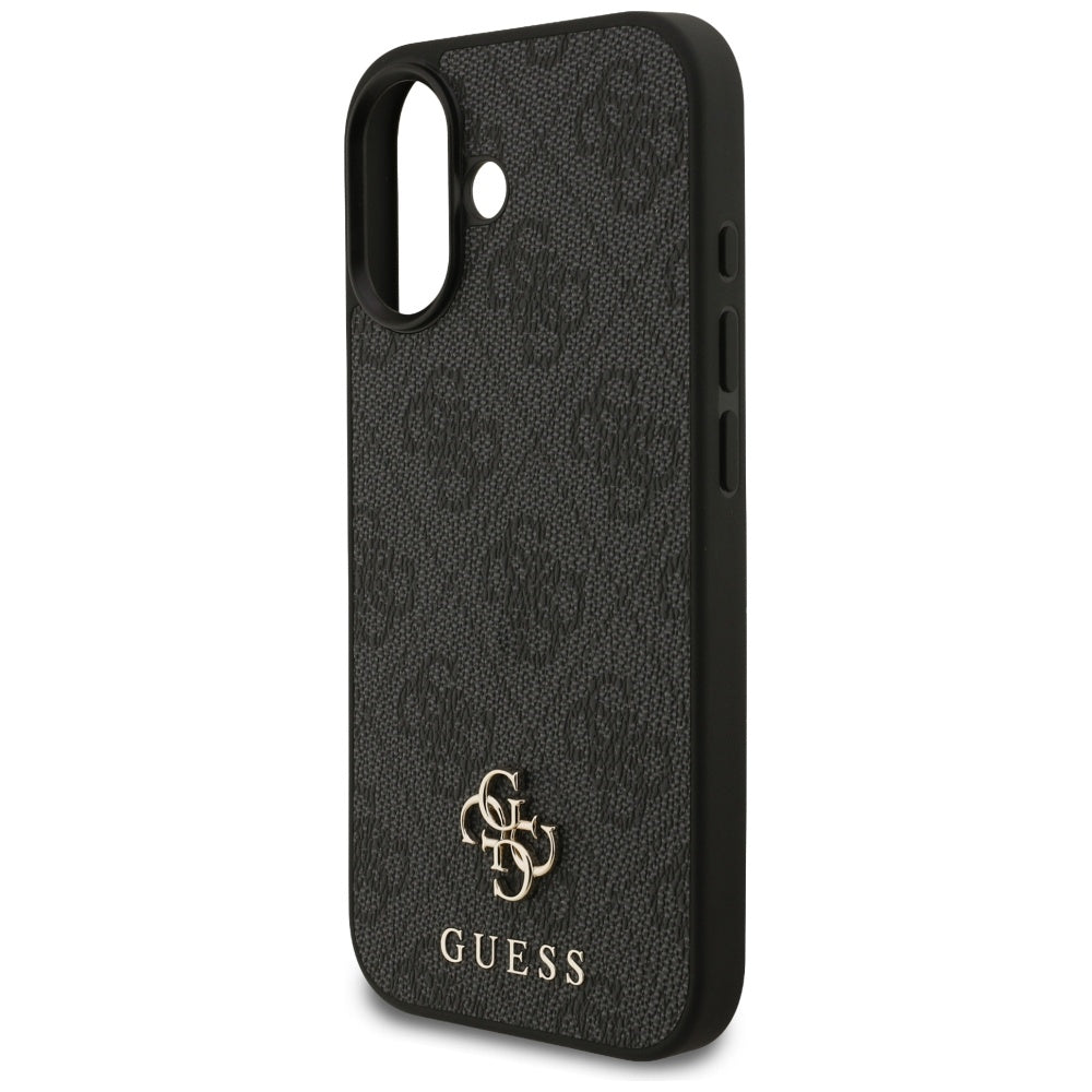 Custodia MagSafe per Apple iPhone 17, Guess, 4G Small and Classic Logo, Nera