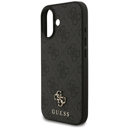 Custodia MagSafe per Apple iPhone 17, Guess, 4G Small and Classic Logo, Nera