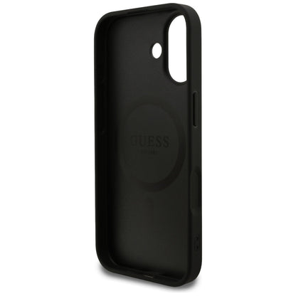 Custodia MagSafe per Apple iPhone 17, Guess, 4G Small and Classic Logo, Nera