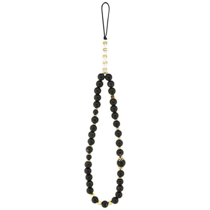 Custodia MagSafe per Apple iPhone 17, Guess, Logo Triangolo 4G con Cinturino, Nera