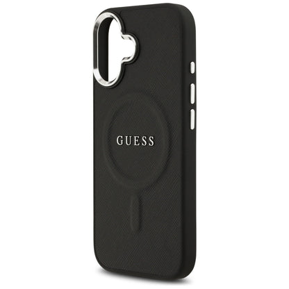 Custodia MagSafe per Apple iPhone 17, Guess, Classic Logo, Nera