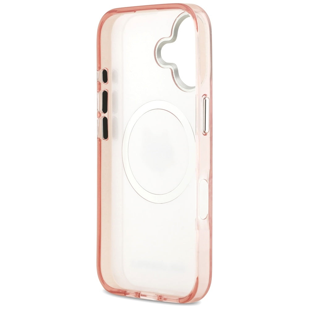 Custodia MagSafe per Apple iPhone 17, Karl Lagerfeld, IML Choupette's Head, Rosa