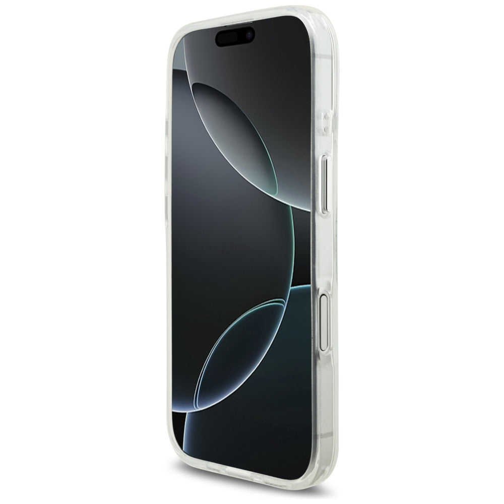 Custodia MagSafe per Apple iPhone 17, Karl Lagerfeld, IML Logo RSG, Trasparente